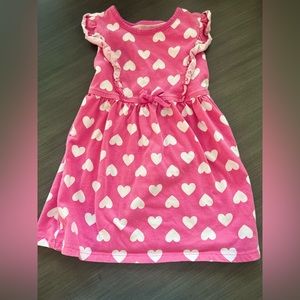 Pink heart dress